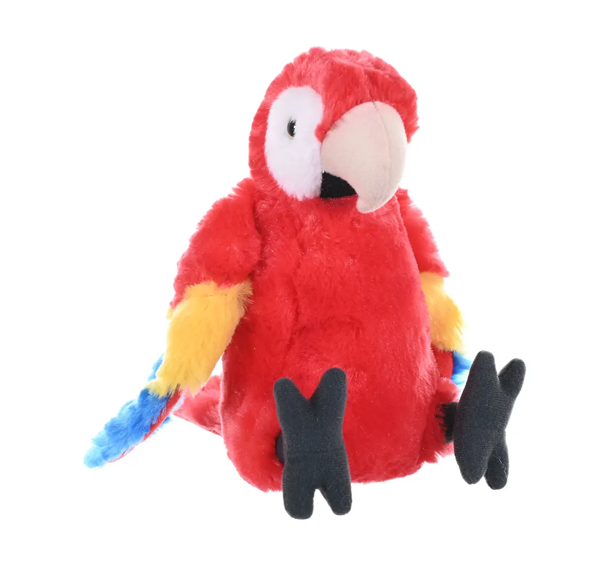 Wild Republic Cuddlekins, Mini Scarlet Macaw, Stuffed Animal Soft Toy, 8 Inches