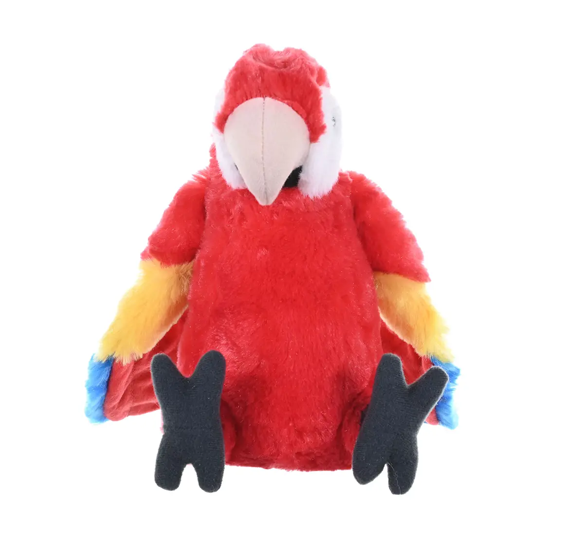 Wild Republic Cuddlekins, Mini Scarlet Macaw, Stuffed Animal Soft Toy, 8 Inches