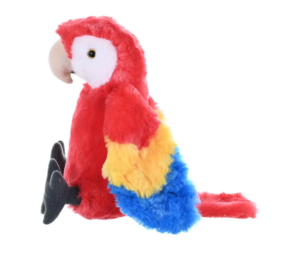 Wild Republic Cuddlekins, Mini Scarlet Macaw, Stuffed Animal Soft Toy, 8 Inches