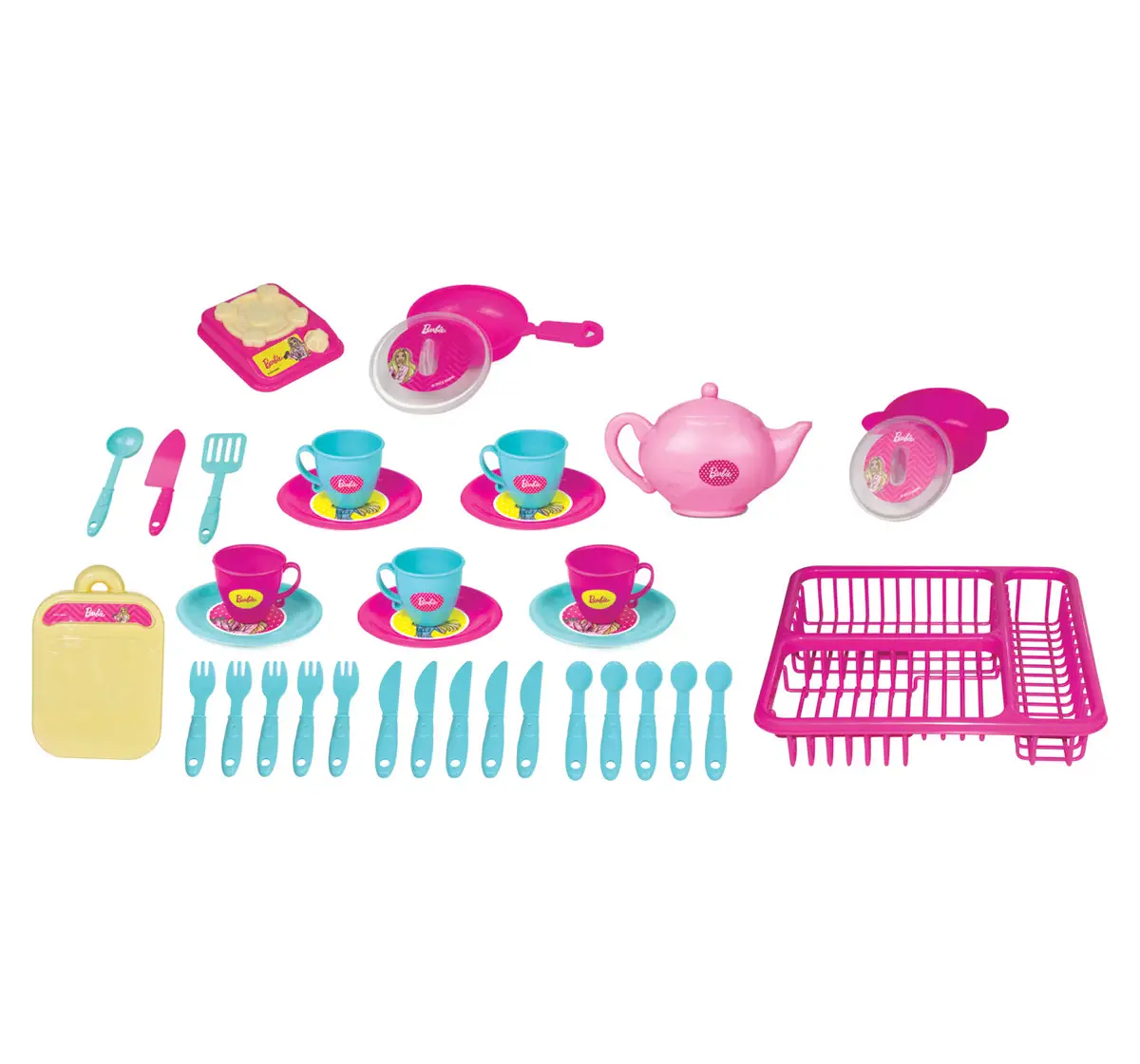 ITOYS Sweet Home Kitchen Set (Barbie), Multicolour, 2Y+