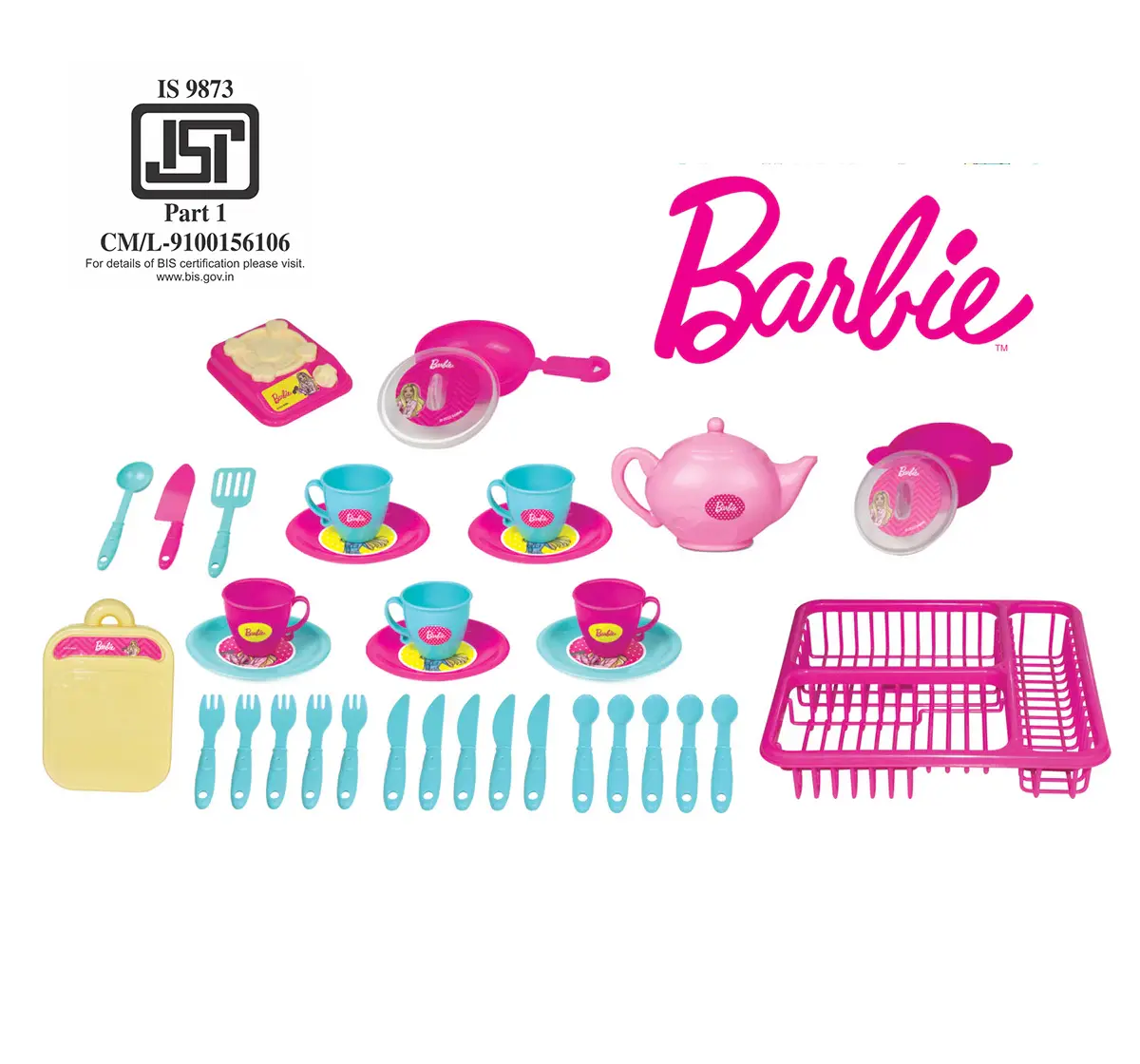 ITOYS Sweet Home Kitchen Set (Barbie), Multicolour, 2Y+