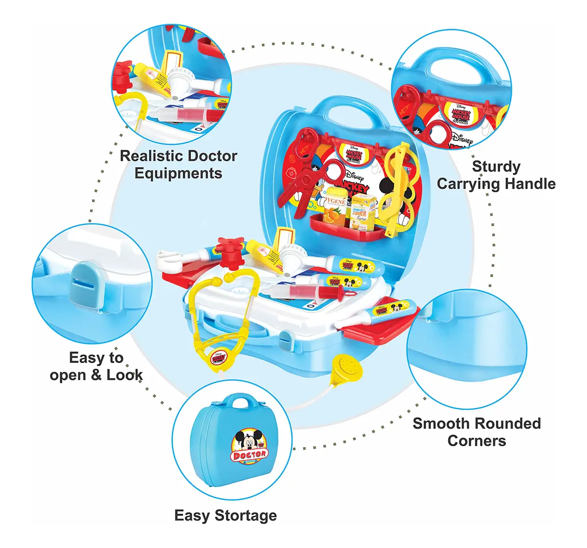 ITOYS Suitcase Kitchen Set Disney Princess, Multicolour, 2Y+
