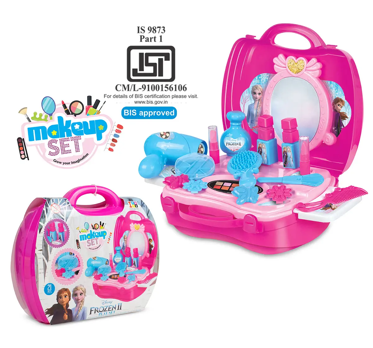 ITOYS Suitcase Kitchen Set Frozen 2, Multicolour, 2Y+
