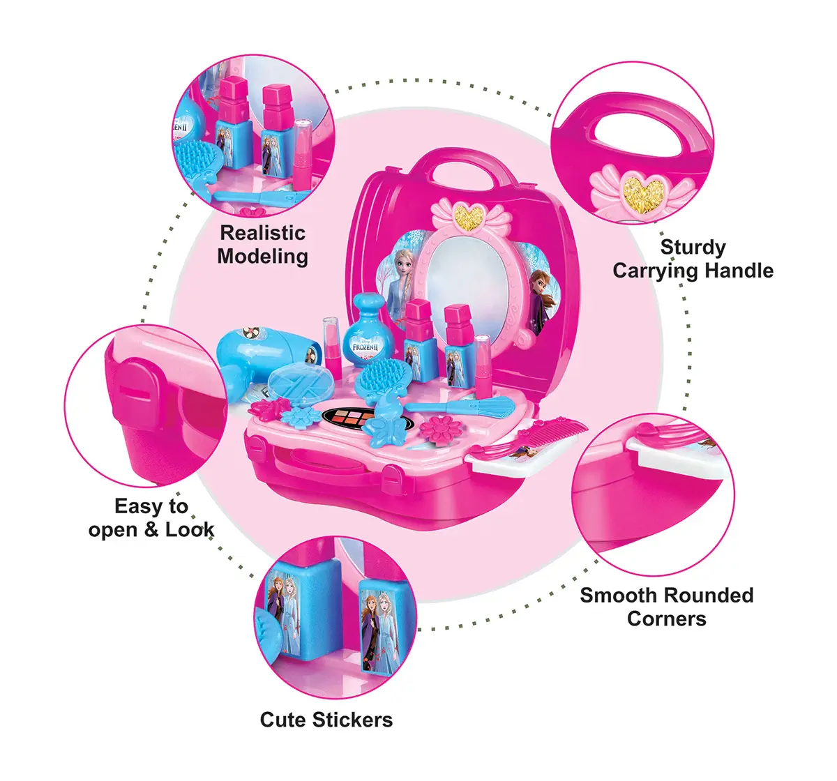 ITOYS Suitcase Kitchen Set Frozen 2, Multicolour, 2Y+