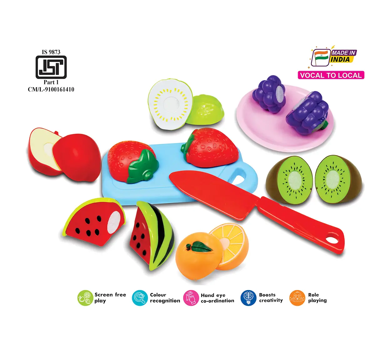 ITOYS Cut Fruit Box, Multicolour, 2Y+