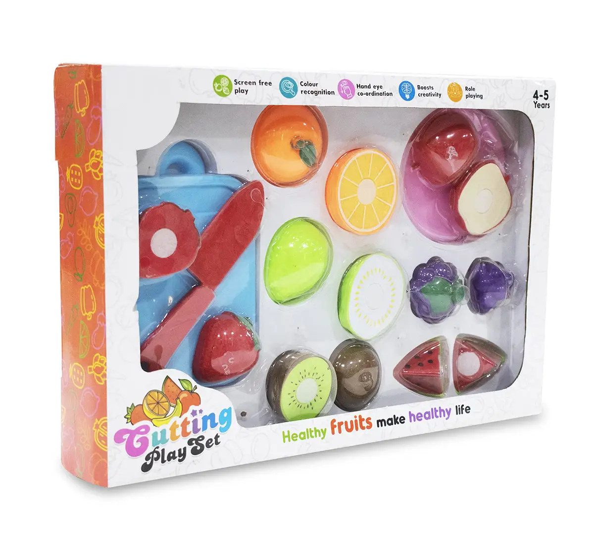 ITOYS Cut Fruit Box, Multicolour, 2Y+