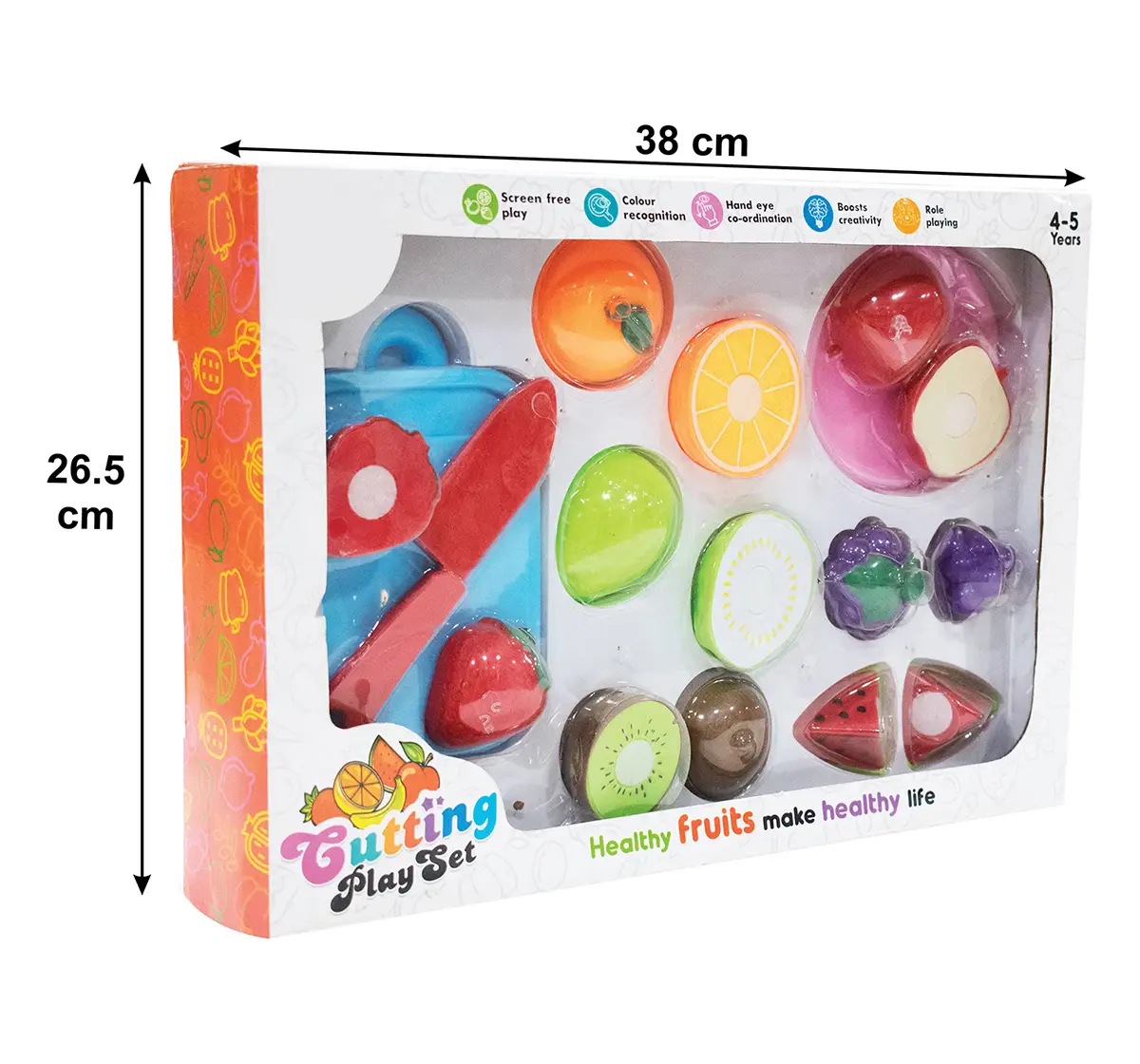 ITOYS Cut Fruit Box, Multicolour, 2Y+