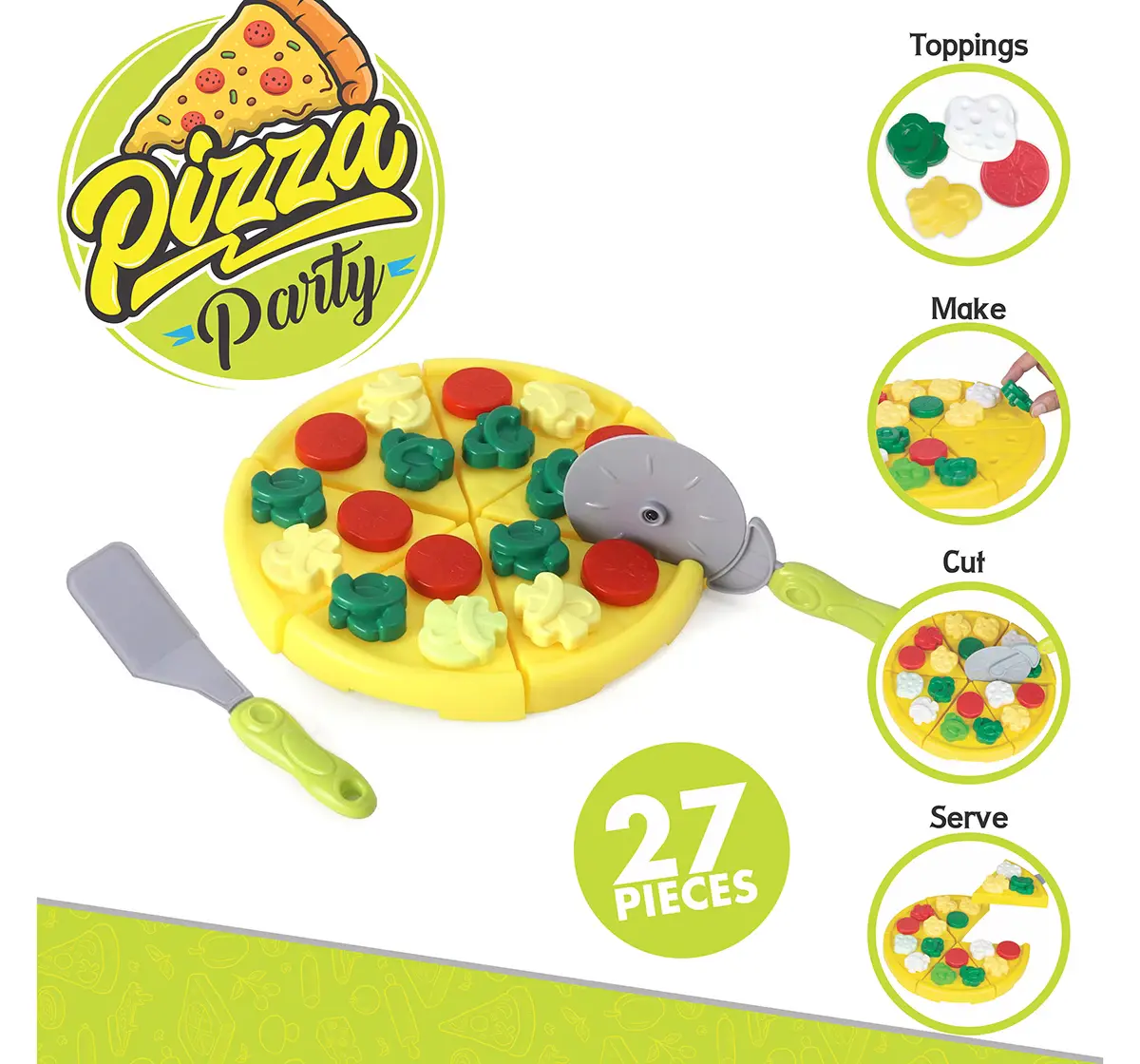 ITOYS Pizza Party Set 27Pcs, 3Y+