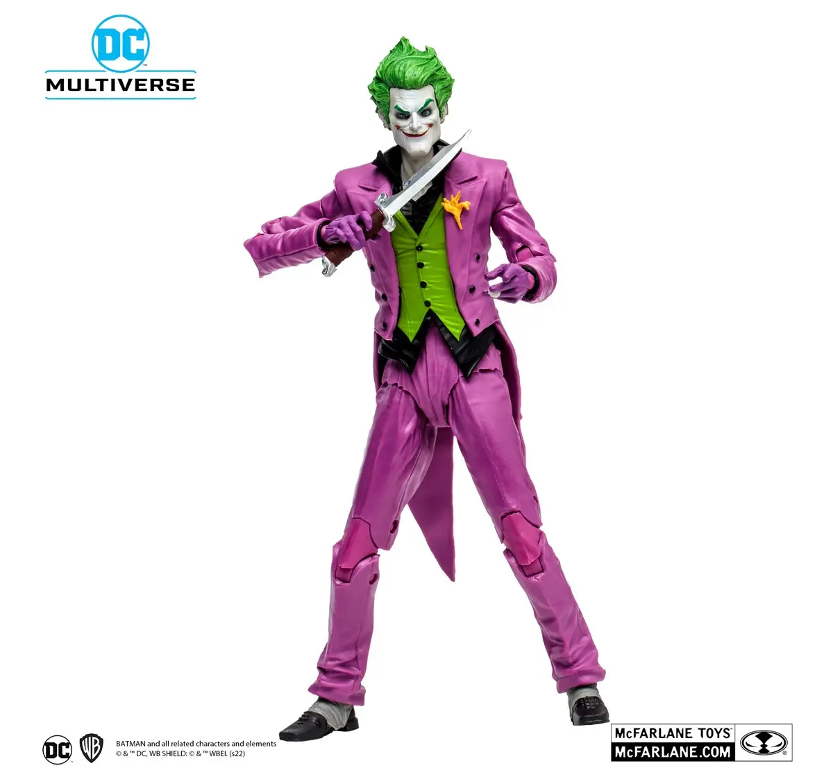 McFarlane Toys Joker Infinite Frontier 7 inch Action Figure, 15Y+