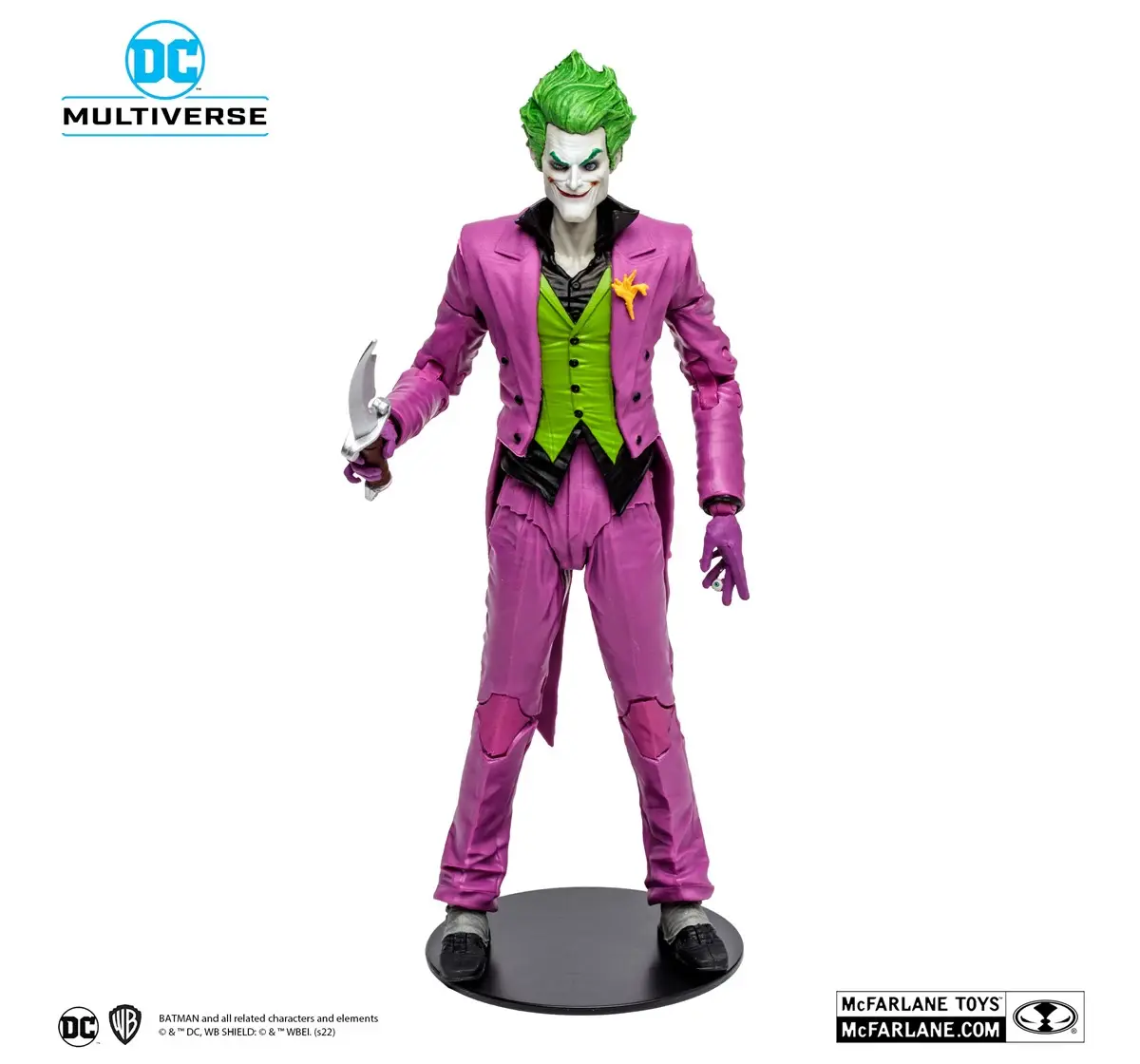 McFarlane Toys Joker Infinite Frontier 7 inch Action Figure, 15Y+