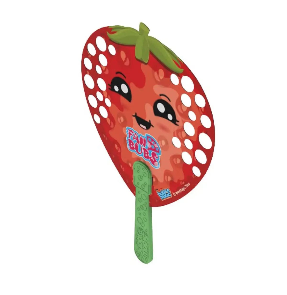 Bubble Magic Fan Bubs Strawberry Bubble Solution For Kids of Age 3Y+, Multicolour