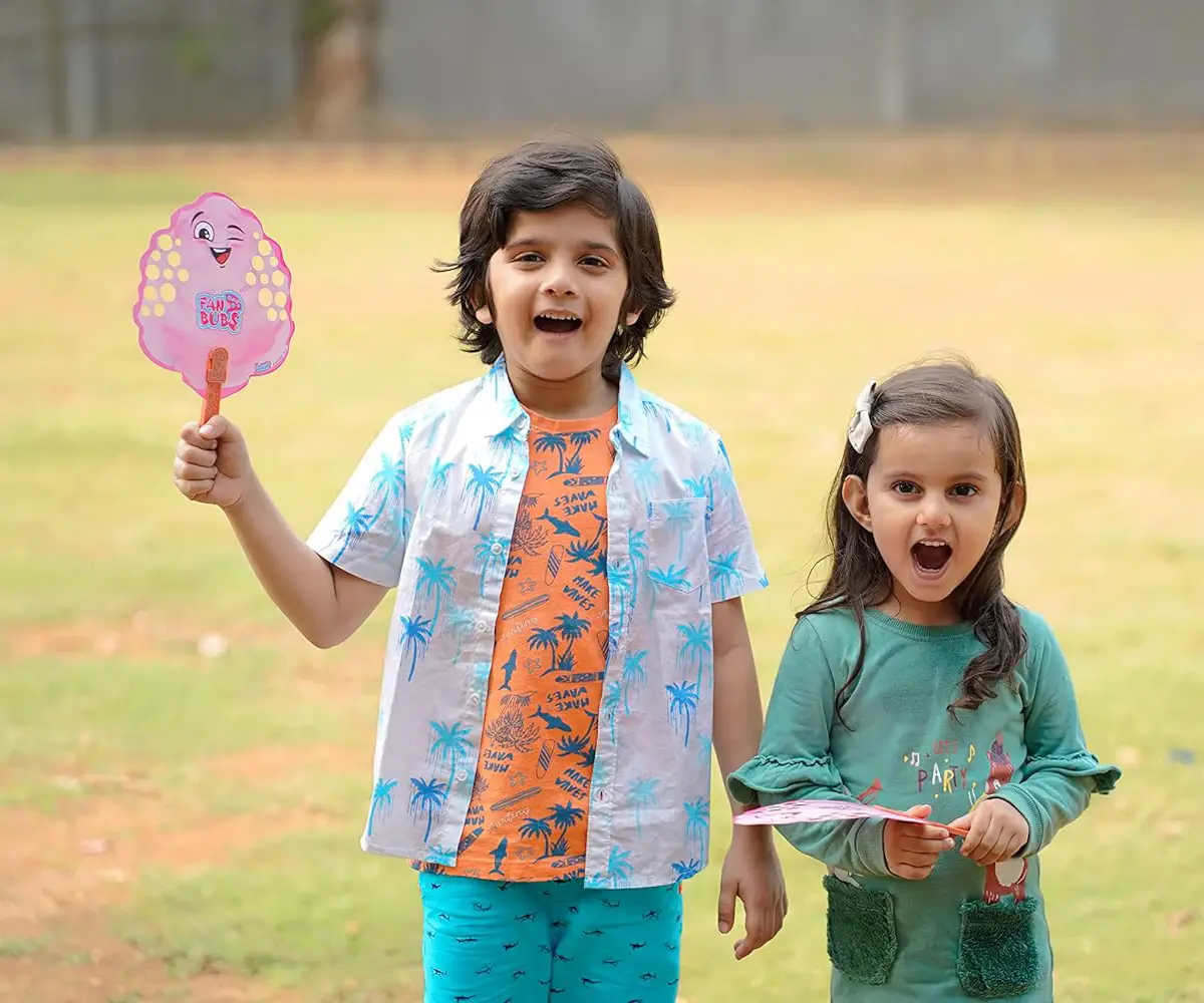 Bubble Magic Fan Bubs Candy Floss Bubble Solution For Kids of Age 3Y+, Multicolour