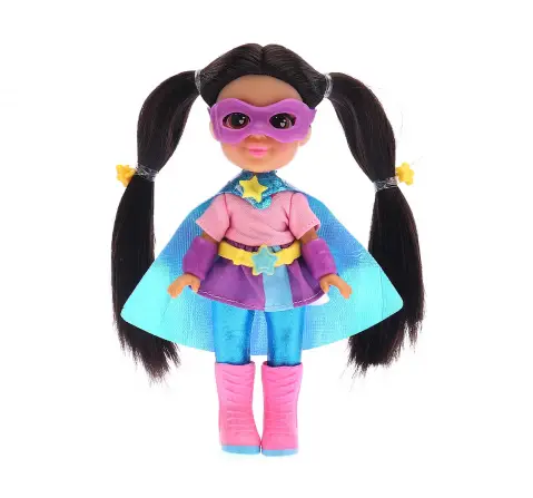 Li'l Diva Superhero Starlight 6" Doll For Kids of Age 2Y+, Multicolour