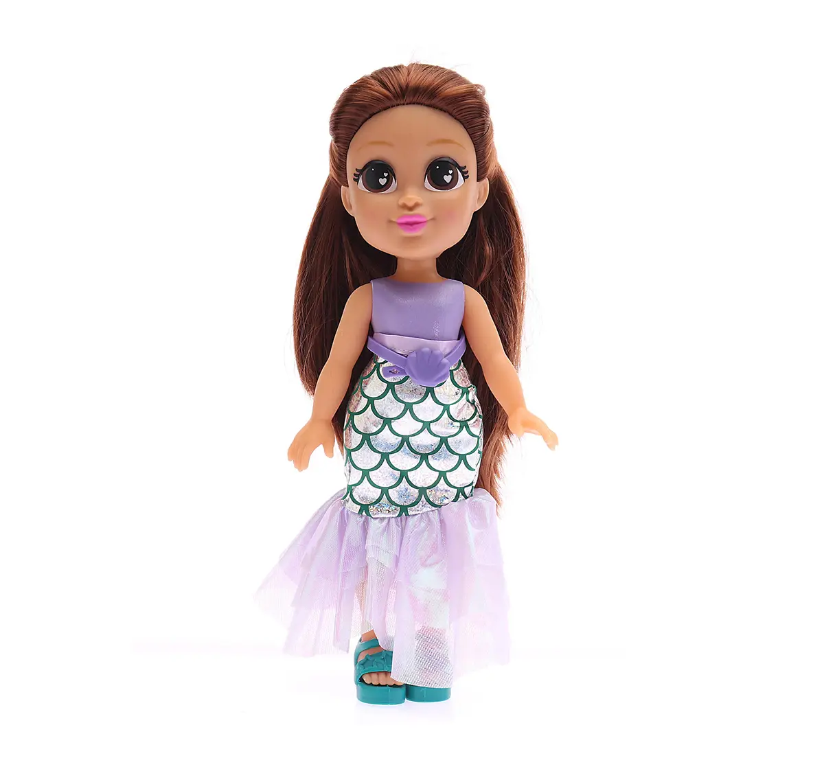 Li'l Diva Mermaid Marina 13" Doll For Kids of Age 2Y+, Multicolour