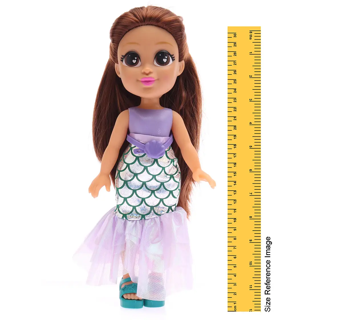 Li'l Diva Mermaid Marina 13" Doll For Kids of Age 2Y+, Multicolour