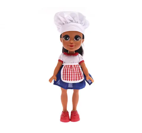 Li'l Diva Chef Gabby 13" Doll For Kids of Age 2Y+, Multicolour