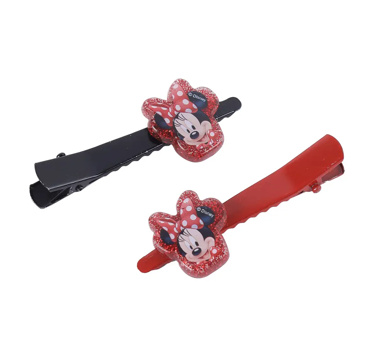 Li'l Diva Minnie Mouse Hair Pins Pack of 2 For Girls of Age 3Y+, Multicolour