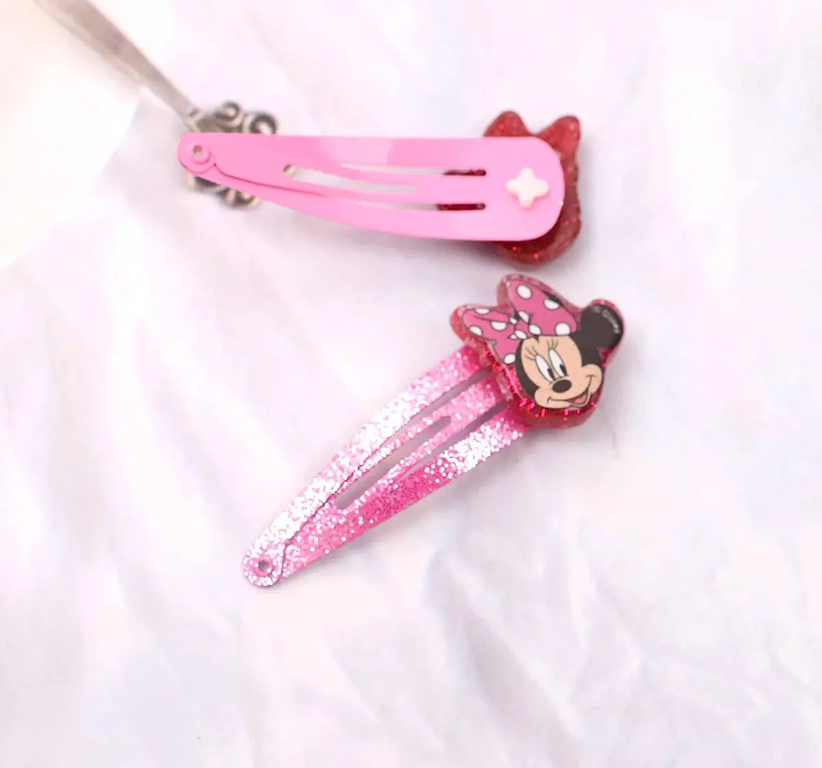 Li'l Diva Minnie Mouse Hair Accessories Pack of 6 Pink For Girls of Age 3Y+, Multicolour