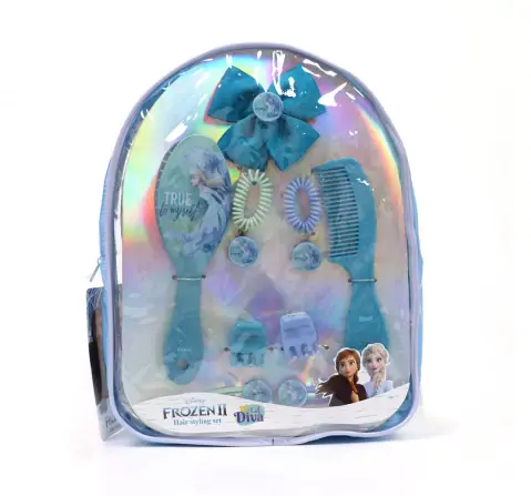 Li'l Diva Disney Frozen 2 Fashion Accessories Set of 9 Pieces For Girls of Age 3Y+, Multicolour
