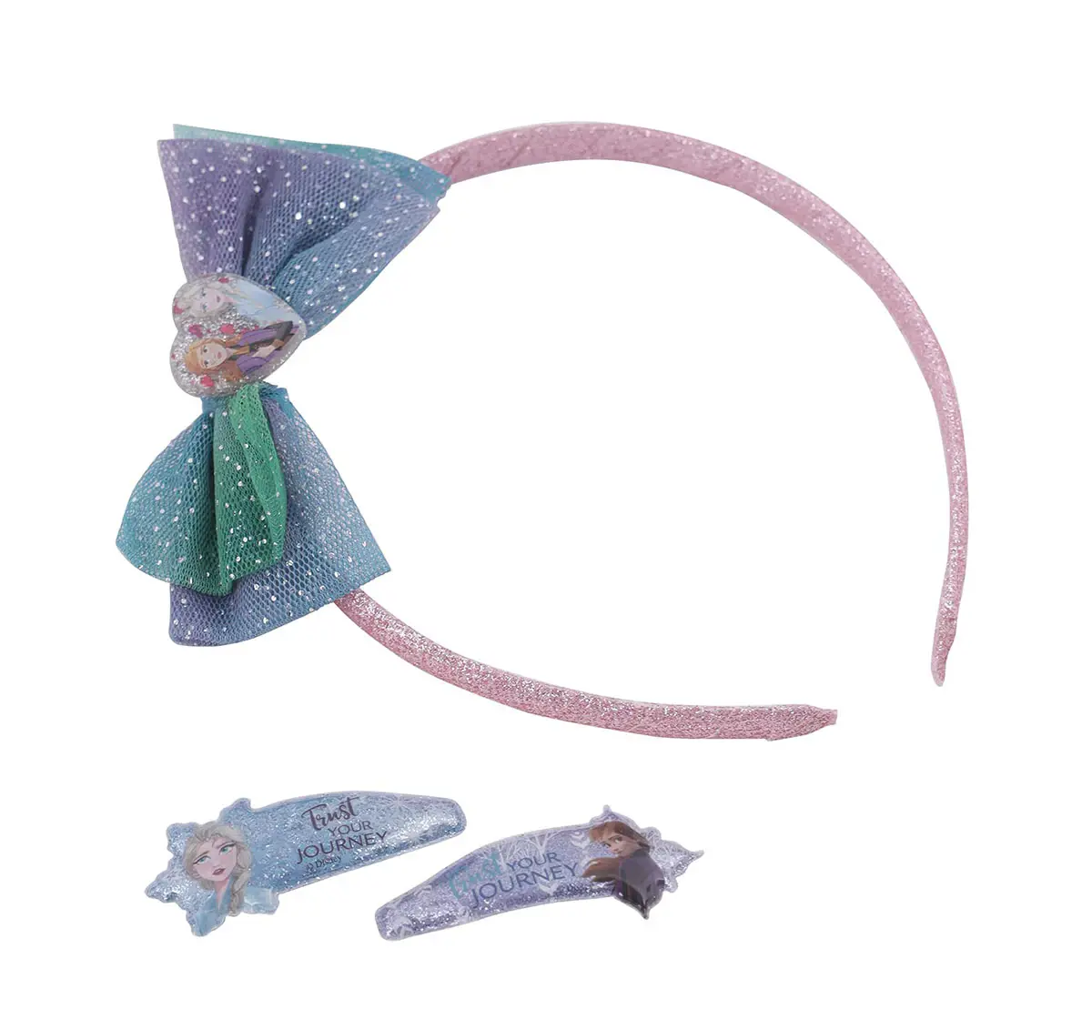 Li'l Diva Disney Frozen 2 Hairband and Clips Set For Girls Ages 3Y+, Multicolour