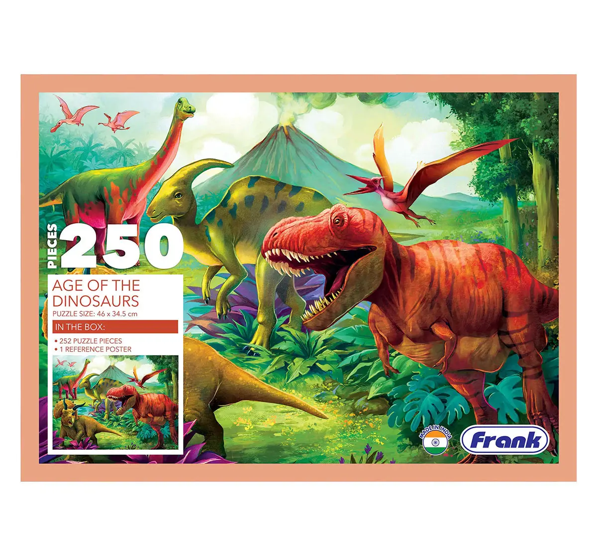 Frank Age Of The Dinosaurs- 250 Pieces Jigsaw Puzzle, 9Y+