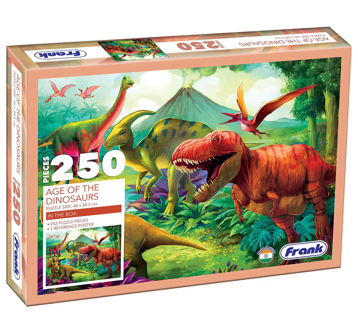 Frank Age Of The Dinosaurs- 250 Pieces Jigsaw Puzzle, 9Y+