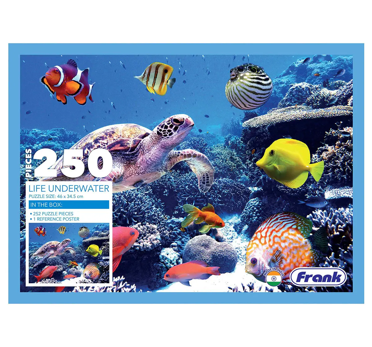 Frank Life Underwater- 250 Pieces Jigsaw Puzzle, 9Y+