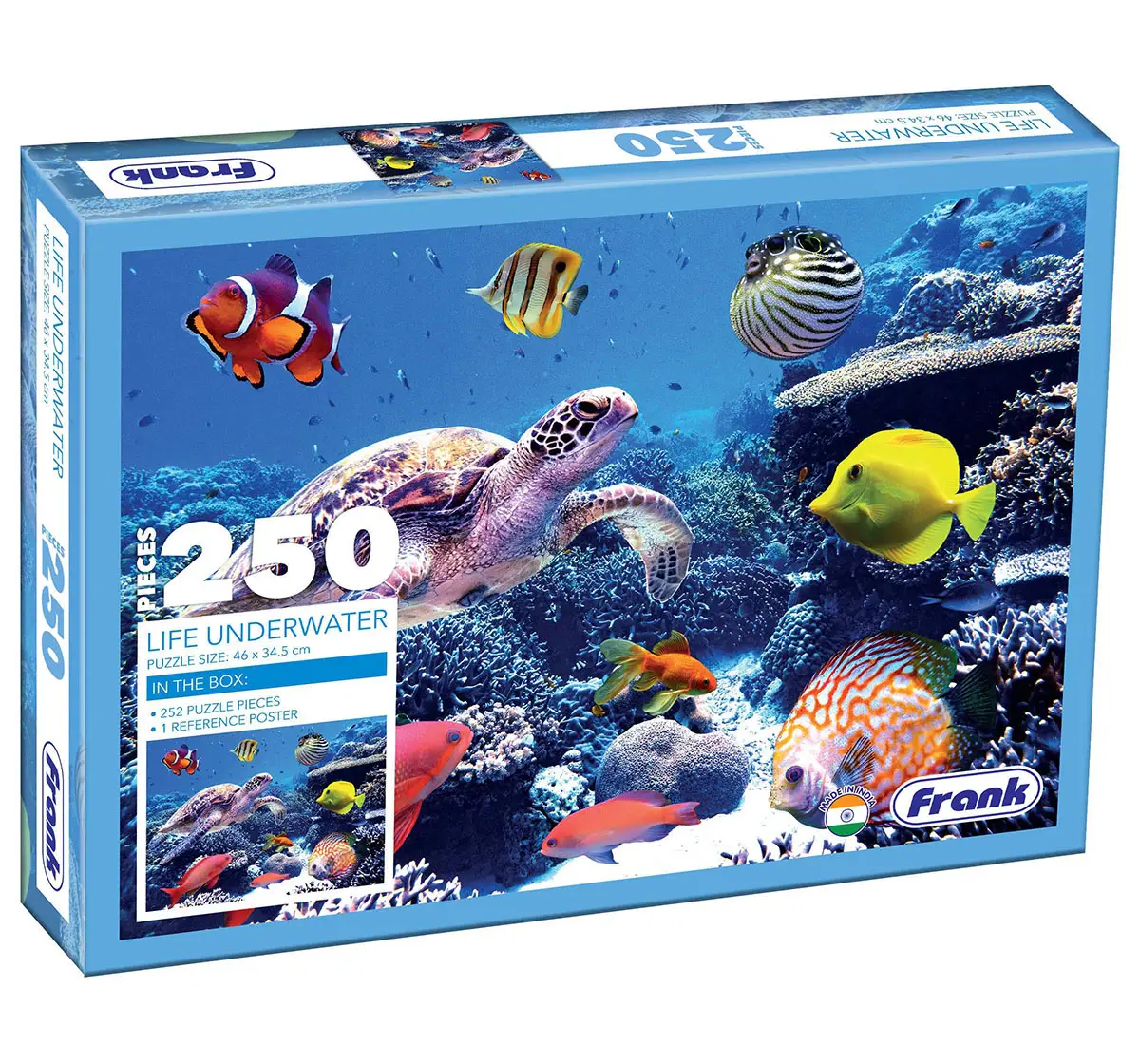 Frank Life Underwater- 250 Pieces Jigsaw Puzzle, 9Y+