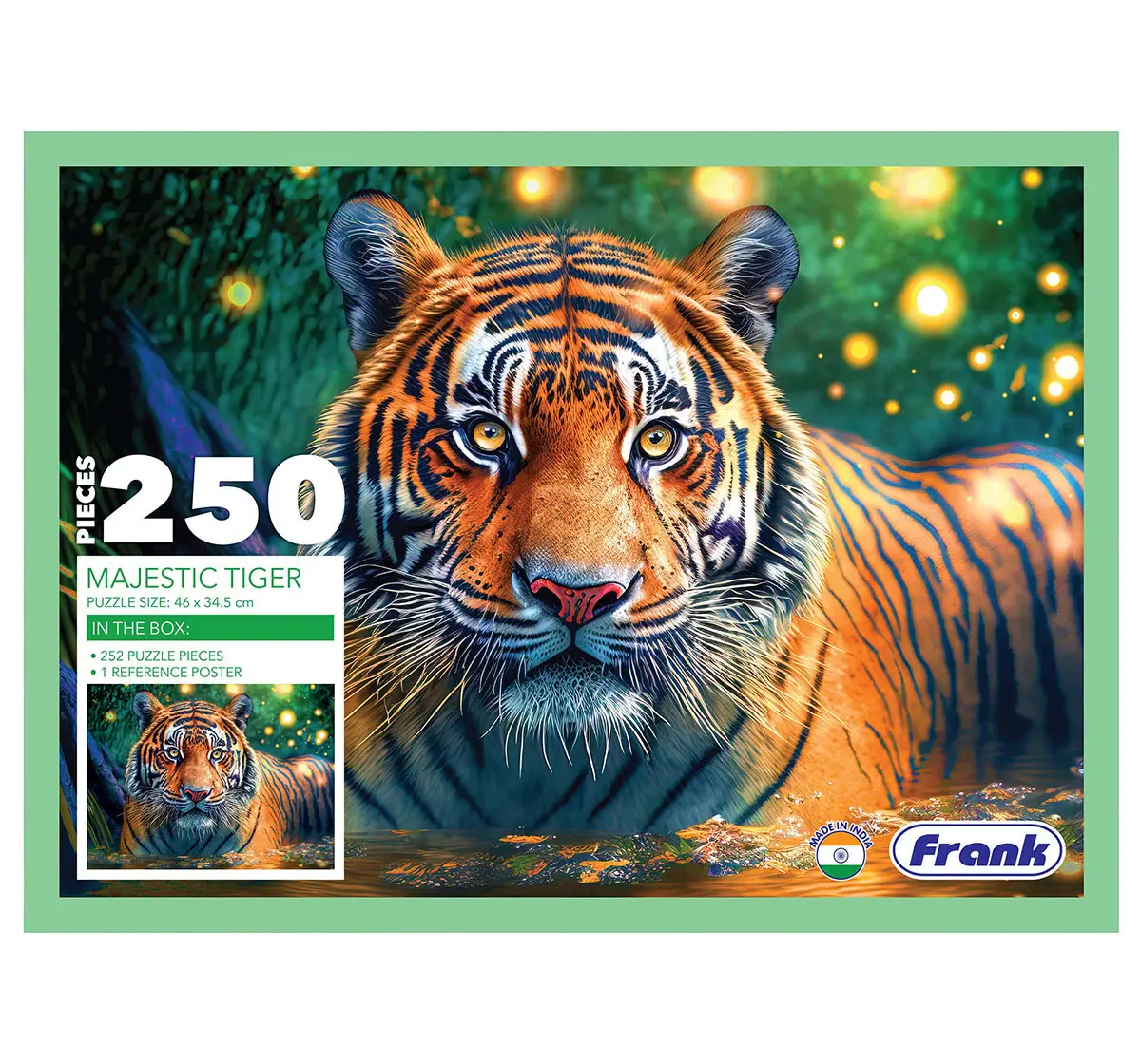 Frank Majestic Tiger, 250 Pieces Jigsaw Puzzle, 9Y+