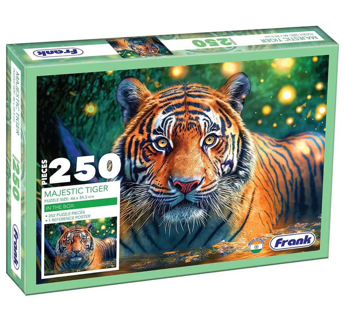 Frank Majestic Tiger, 250 Pieces Jigsaw Puzzle, 9Y+