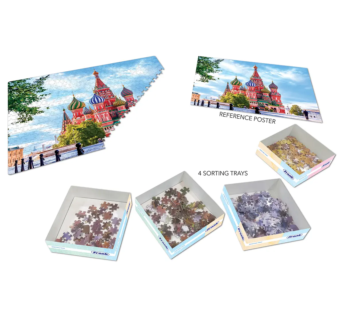 Frank St. Basil'S Cathedral- 500 Pieces Jigsaw Puzzle, 10Y+