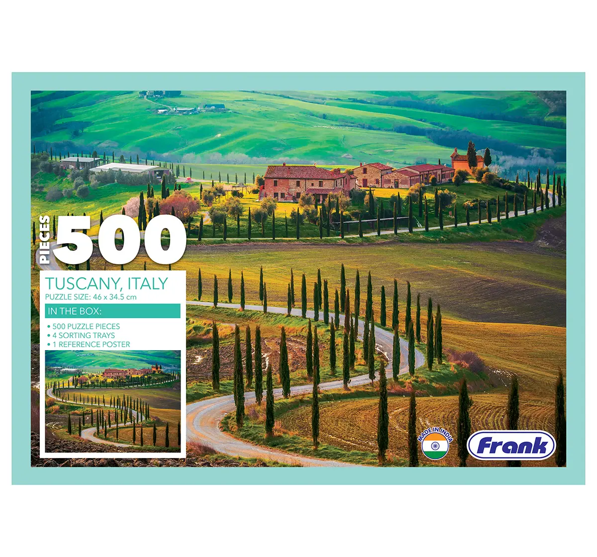 Frank Tuscany, Italy, 500 Pieces Jigsaw Puzzle, 10Y+