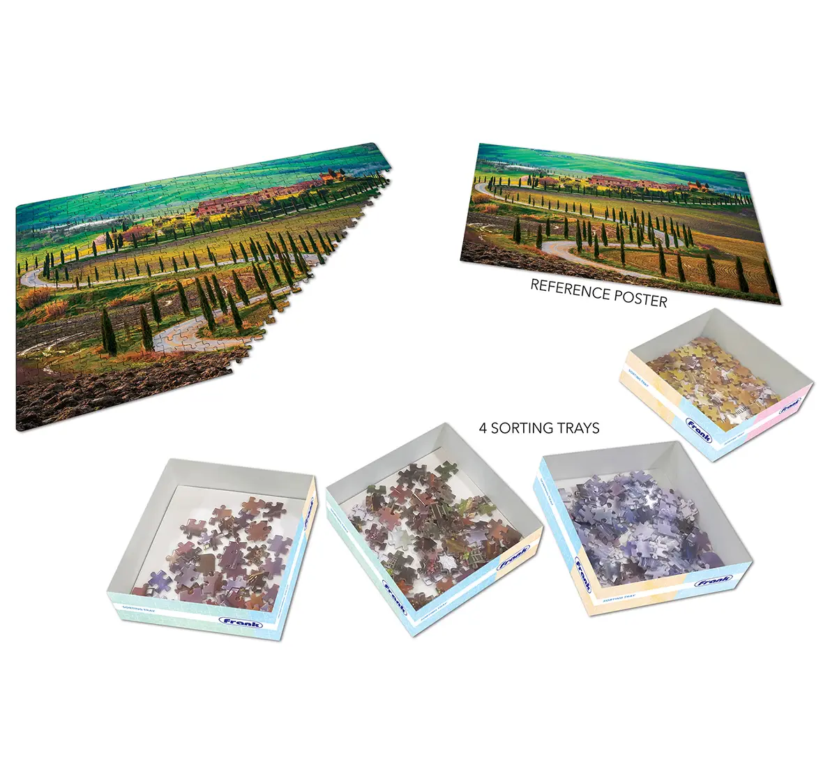 Frank Tuscany, Italy, 500 Pieces Jigsaw Puzzle, 10Y+
