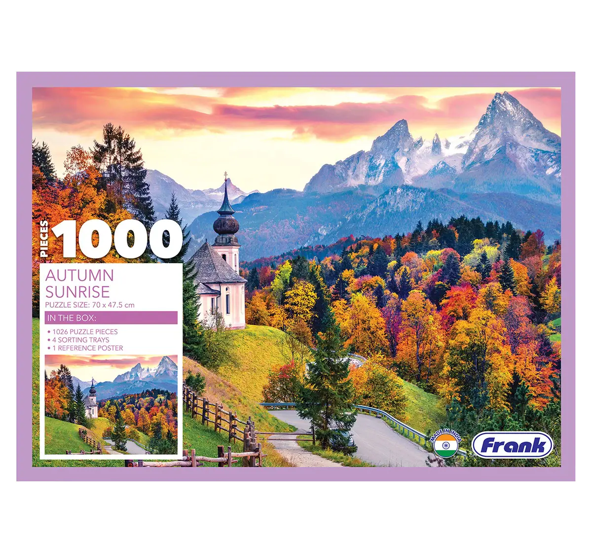 Frank Autumn Sunrise, 1000 Pieces Jigsaw Puzzle, 15Y+