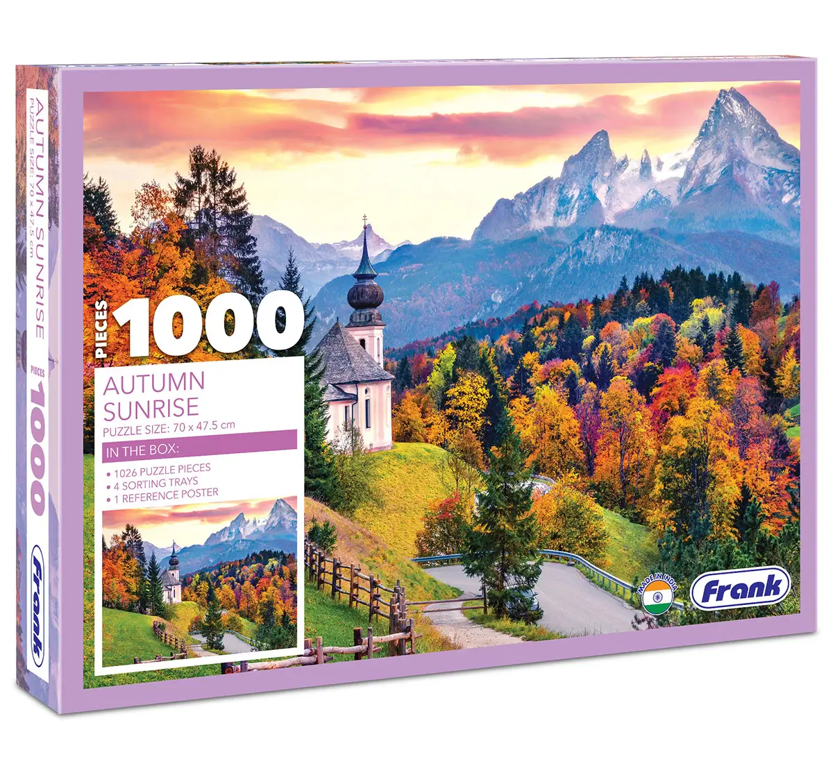Frank Autumn Sunrise, 1000 Pieces Jigsaw Puzzle, 15Y+
