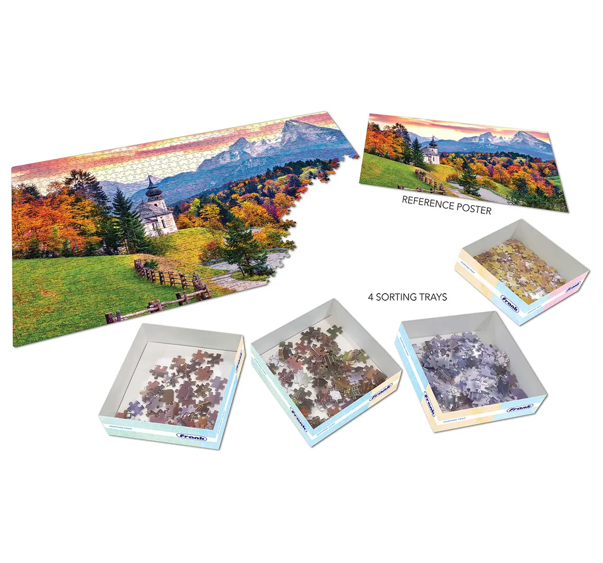 Frank Autumn Sunrise, 1000 Pieces Jigsaw Puzzle, 15Y+