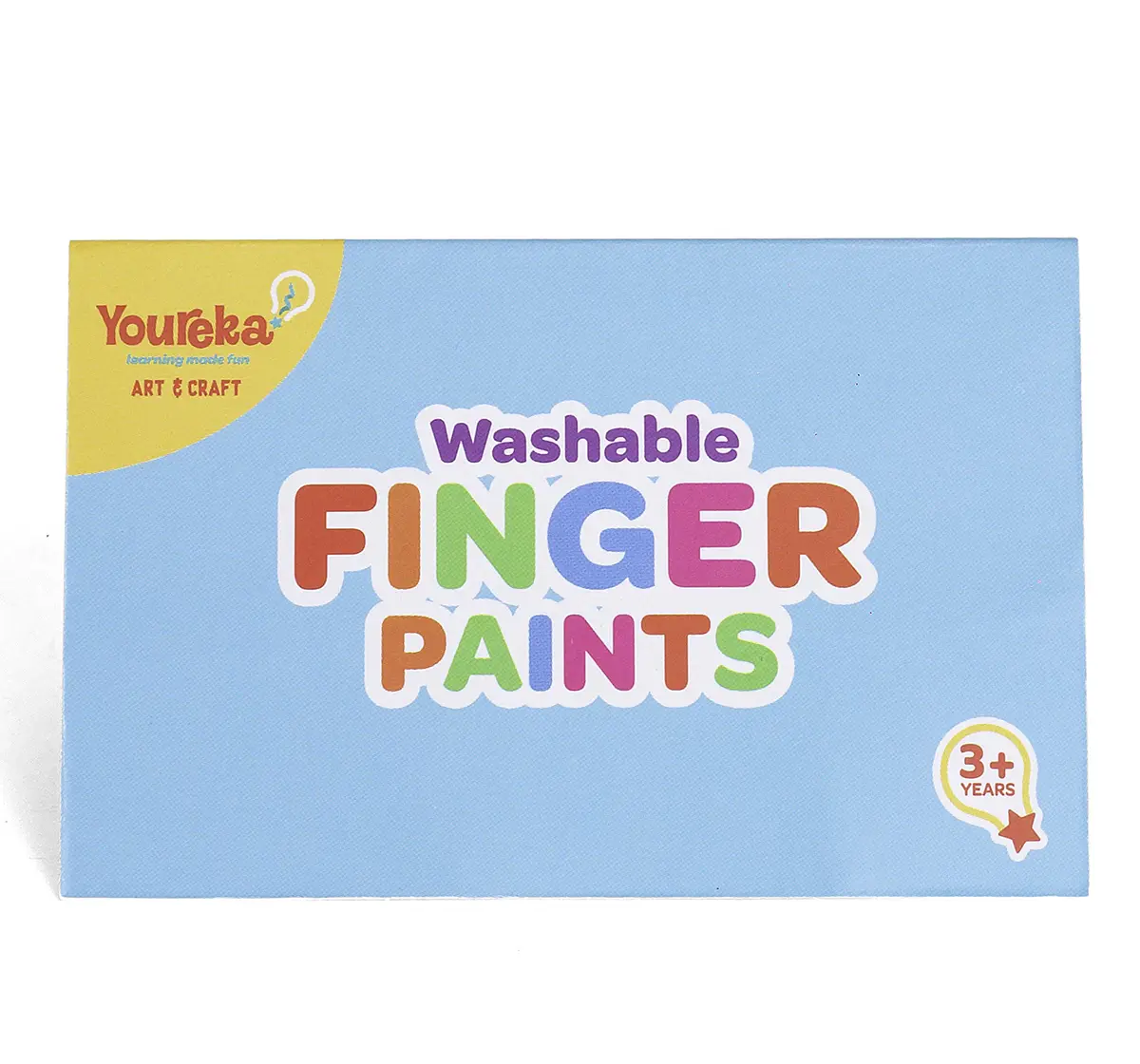 Youreka Washable Finger Paints, Art & Craft Kits for Kids, Pack of 12, 3Y+