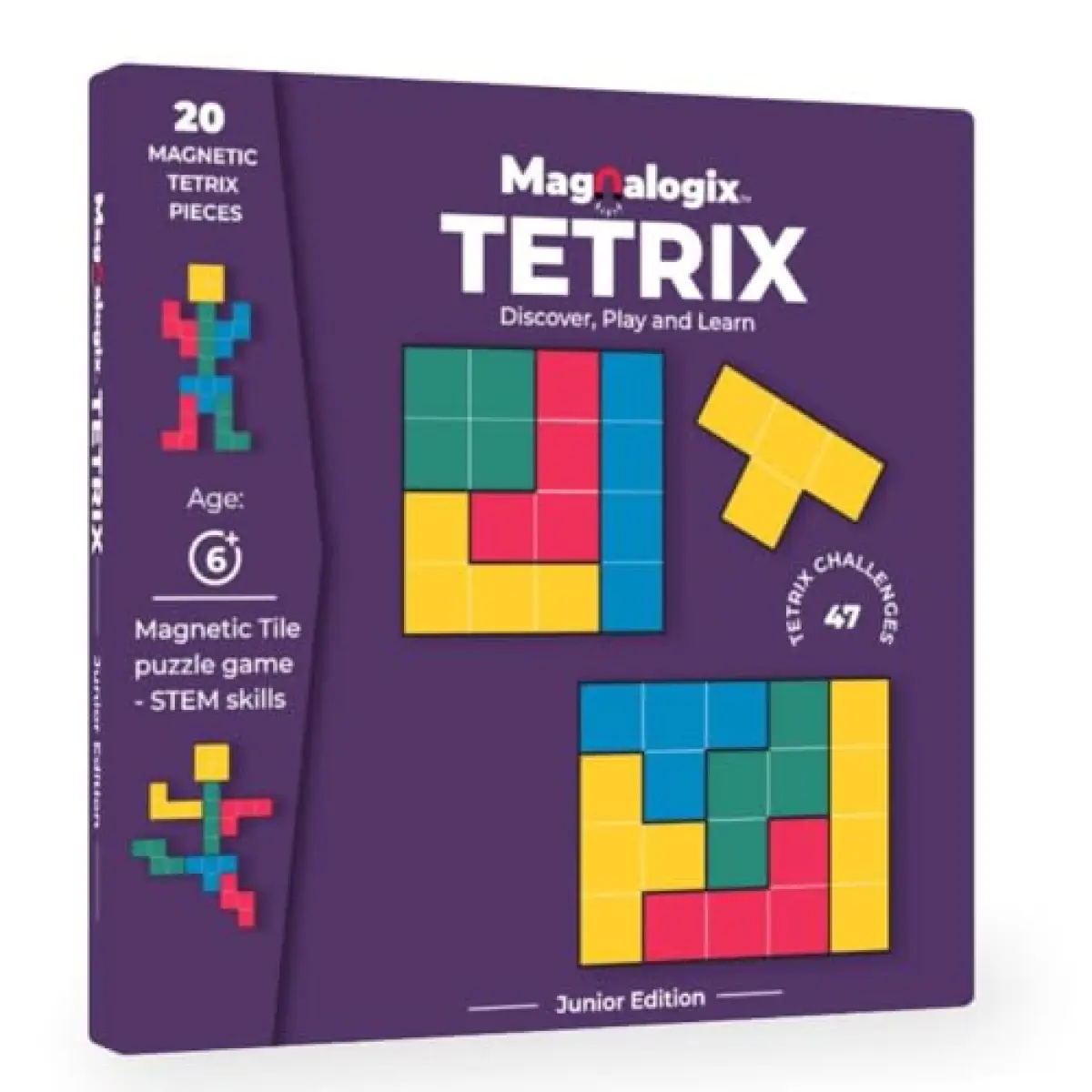 Toykraftt Magnalogix Magnetic Game Tetrix Multicolour, 6Y+