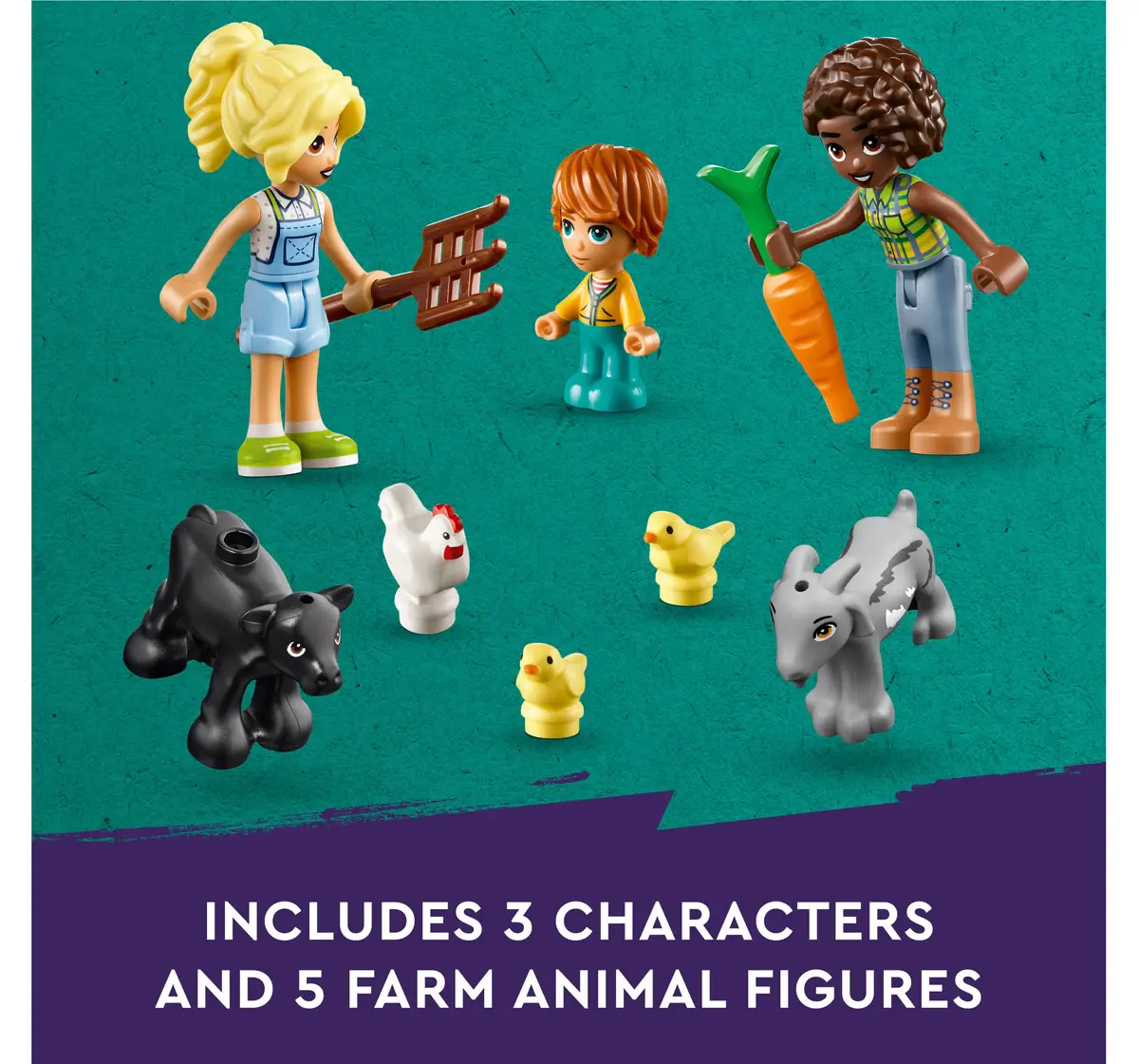 Lego Friends Farm Animal Sanctuary Toy 42617 Multicolour For Kids Ages 6Y+ (489 Pieces) 