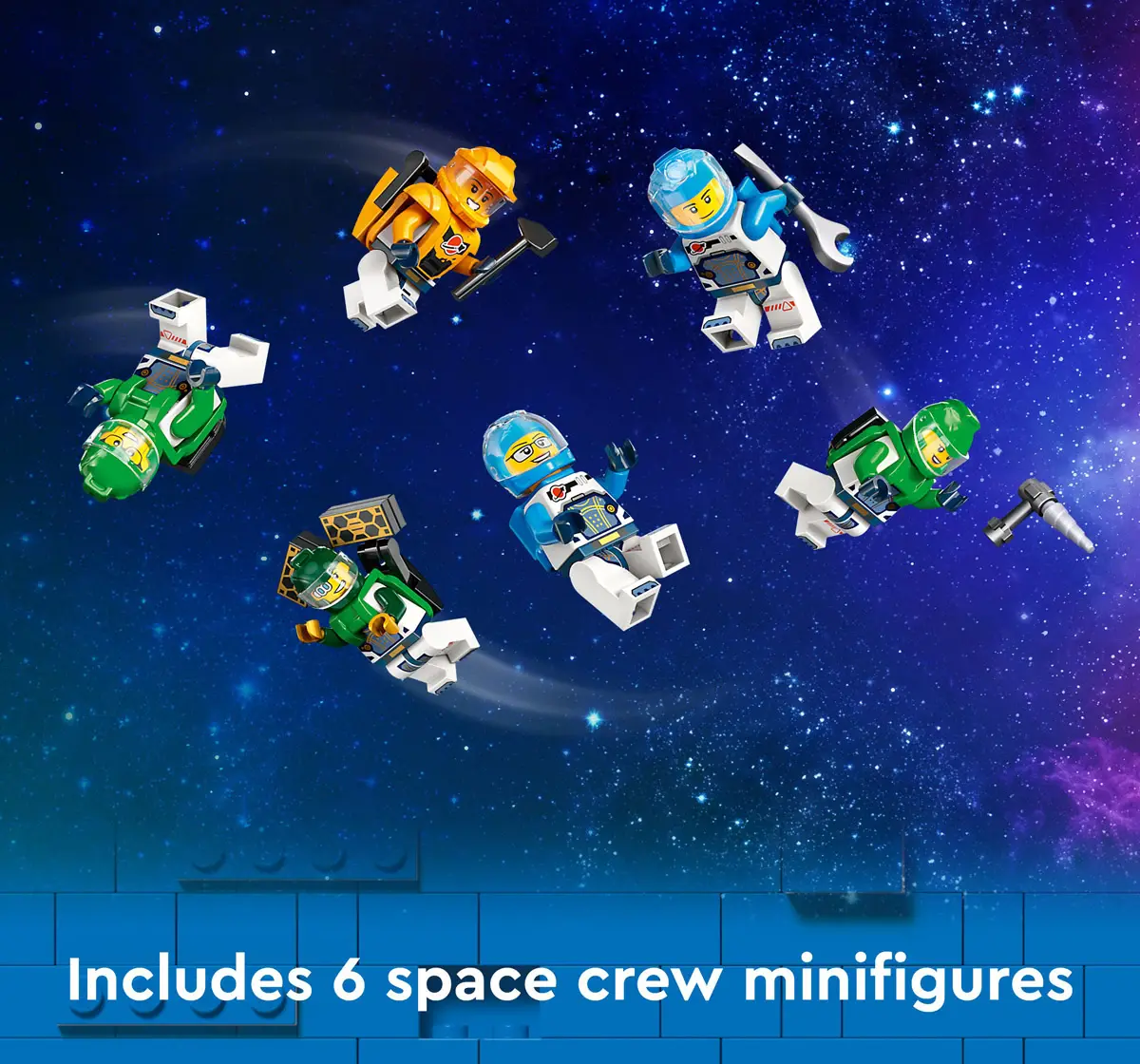 LEGO City Modular Space Station Building Toy 60433 Multicolour For Kids Ages 7Y+ (1097 Pieces) 