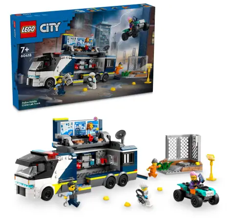 LEGO City Police Mobile Crime Lab Truck Toy 60418 Multicolour For Kids Ages 7Y+ (674 Pieces) 