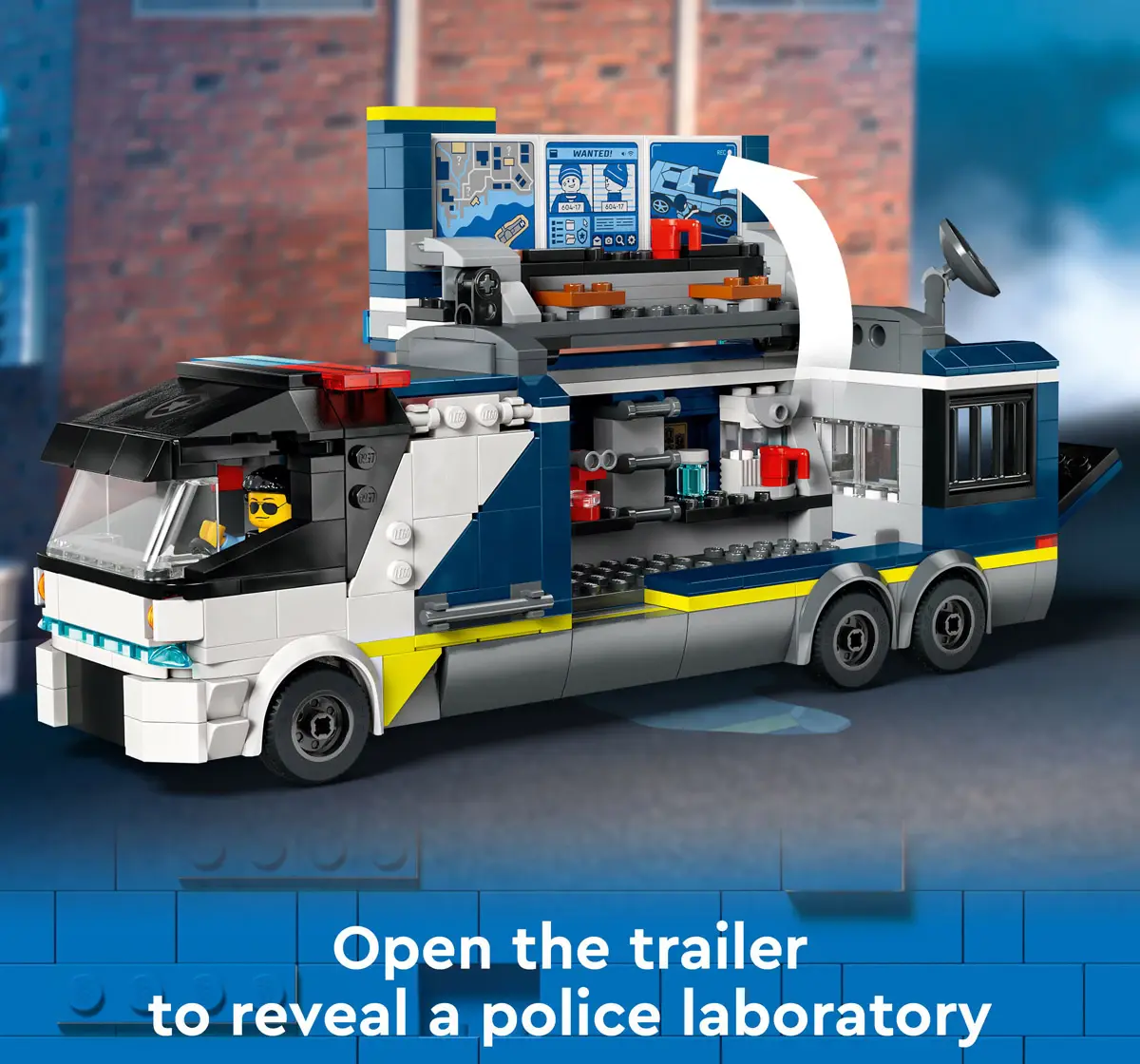 Lego city police semi truck online