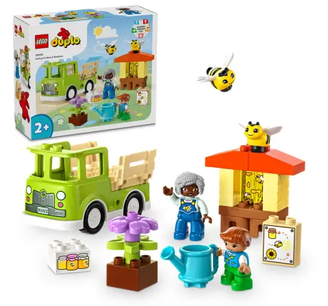 Lego Duplo Town Caring For Bees & Beehives Toy 10419 Multicolour For Kids Ages 2Y+ ( 22 Pieces) 