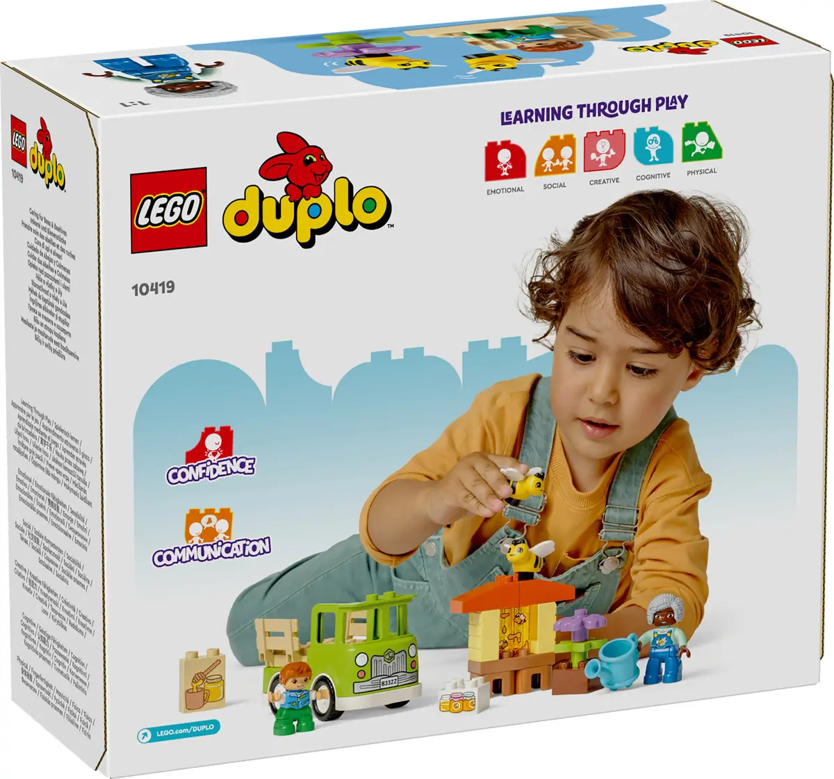 Lego Duplo Town Caring For Bees & Beehives Toy 10419 Multicolour For Kids Ages 2Y+ ( 22 Pieces) 