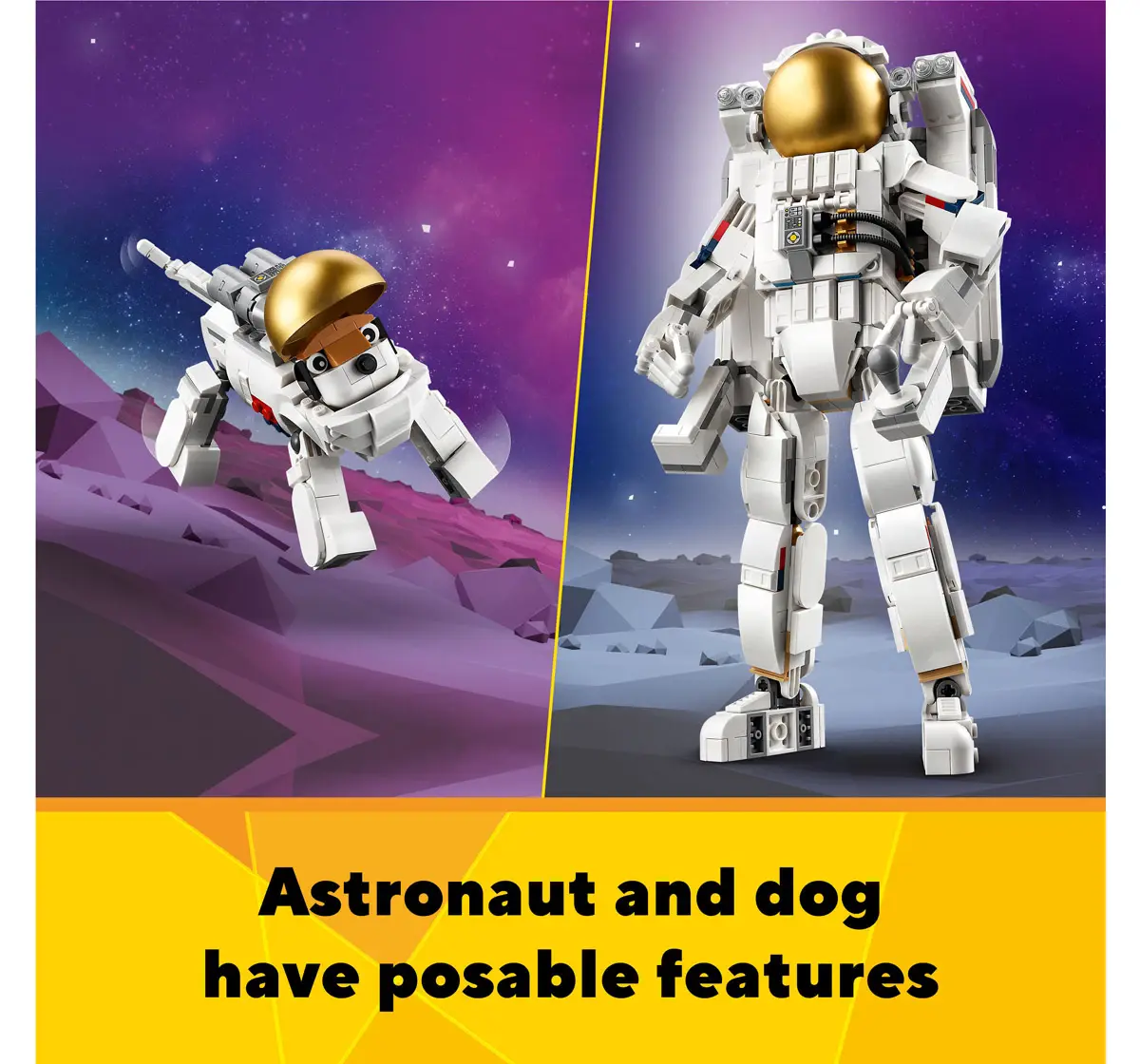 Lego Creator Space Astronaut 3 In 1 Toy Set 31152 Multicolour For Kids Ages 9Y+ (647 Pieces) 