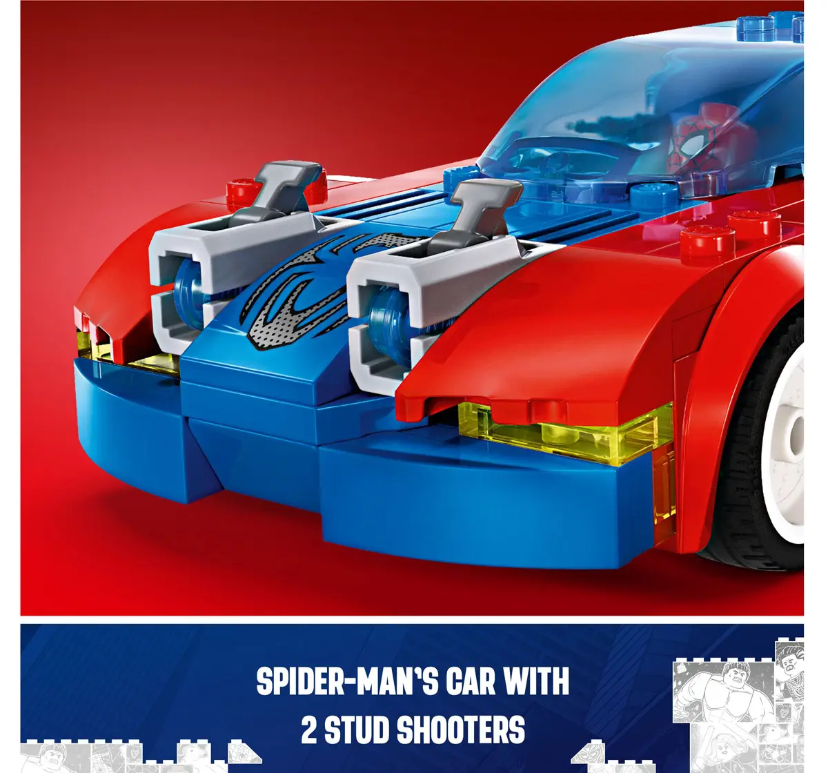 Lego Marvel Spider-Man Race Car & Venom Green Goblin 76279 Multicolour For Kids Ages 7Y+ (227 Pieces) 