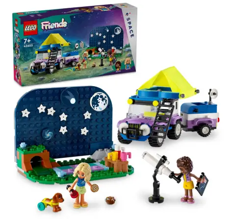 Lego Friends Stargazing Camping Vehicle Toy 42603 Multicolour For Kids Ages 7Y+ (364 Pieces) 