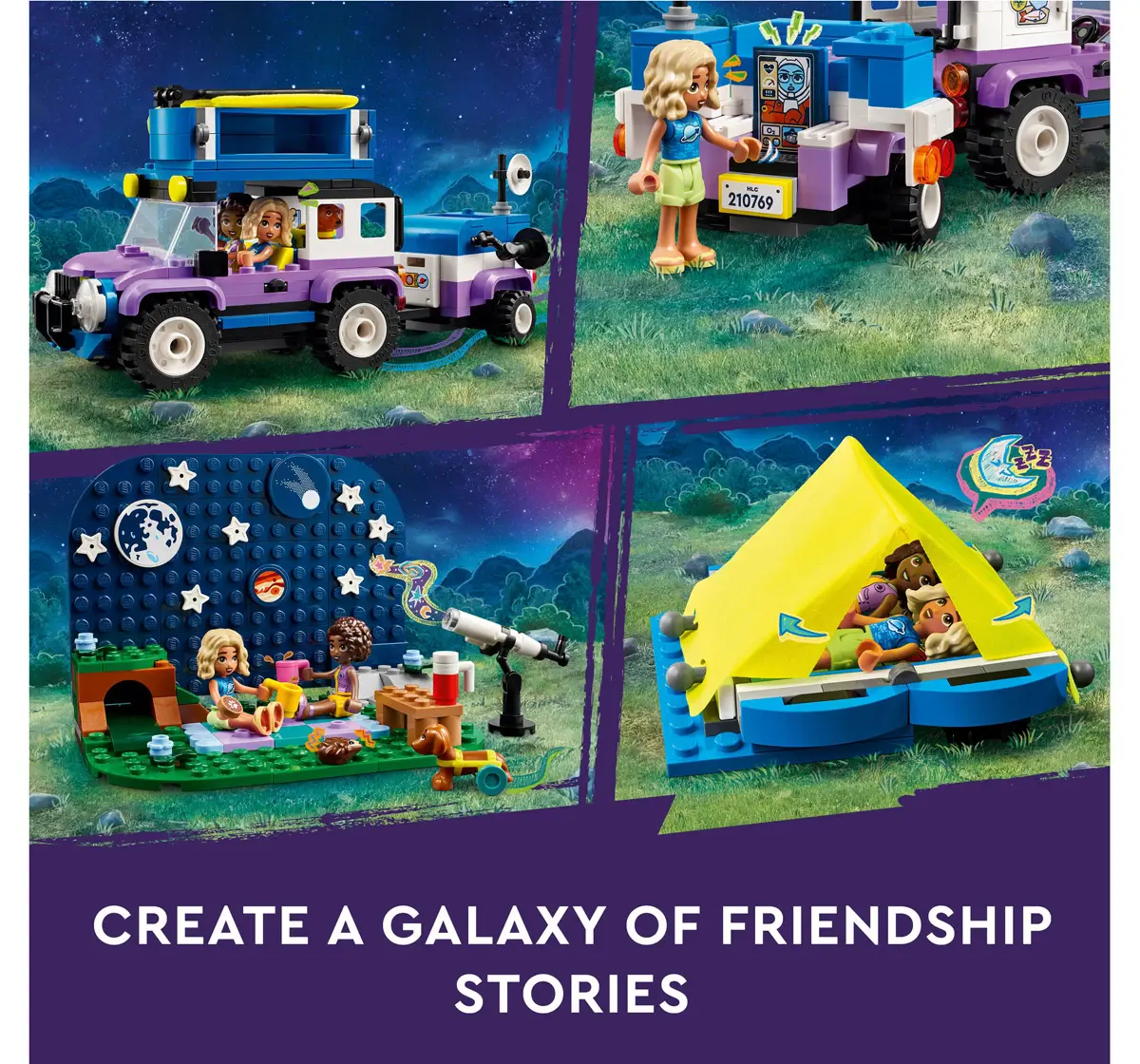 Lego Friends Stargazing Camping Vehicle Toy 42603 Multicolour For Kids Ages 7Y+ (364 Pieces) 