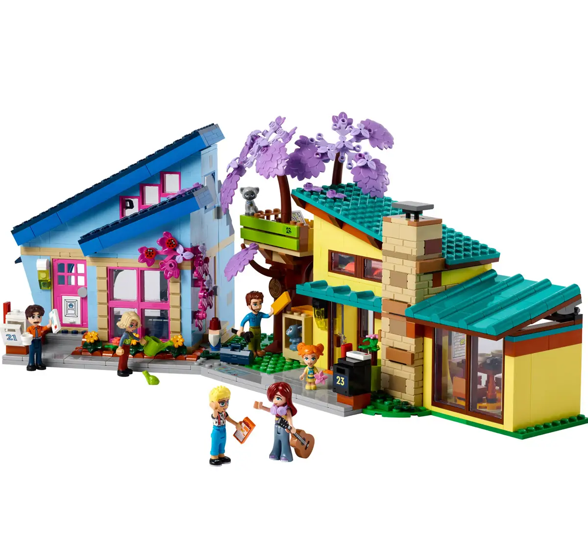 LEGO Friends Olly And Paisley'S Family Houses 42620 Multicolour For Kids Ages 7Y+ (1126 Pieces) 