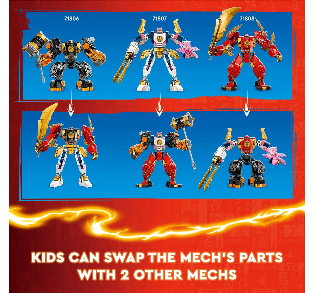 Lego Ninjago ColeS Elemental Earth Mech Toy 71806 Multicolour For Kids Ages 7Y+ (235 Pieces) 